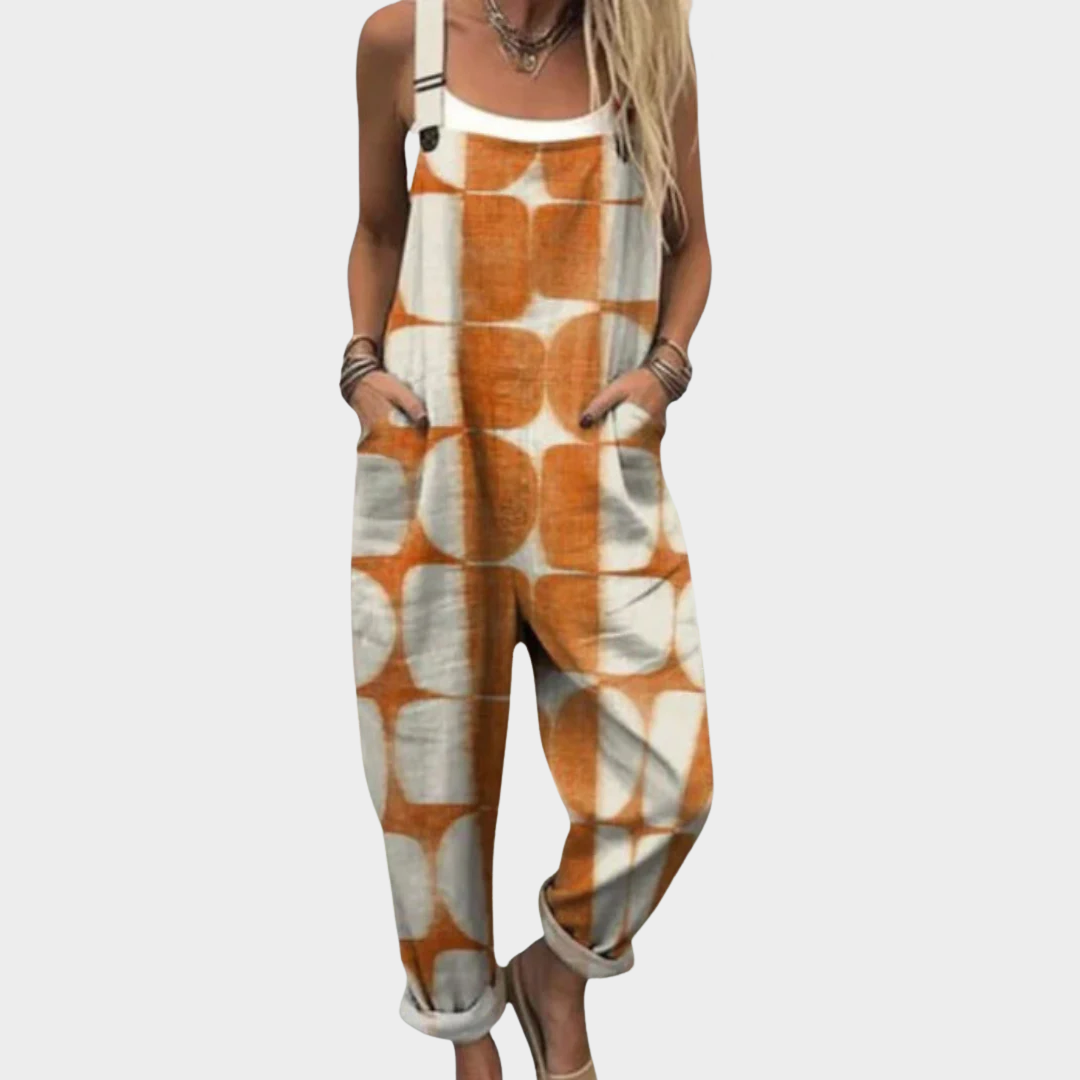 Yolanda | Casual Multicolor Lommer Jumpsuits