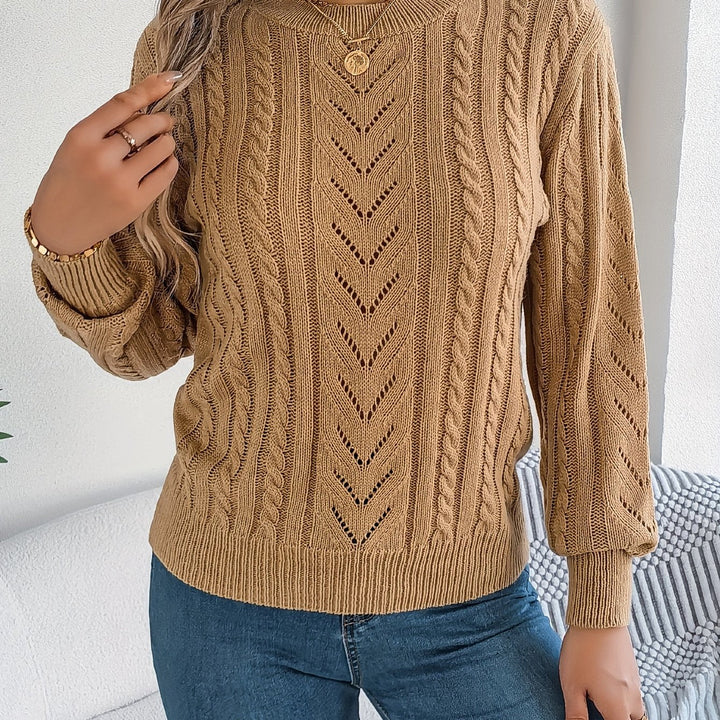 Blythe | Kabelstrikket Tekstur Sweater