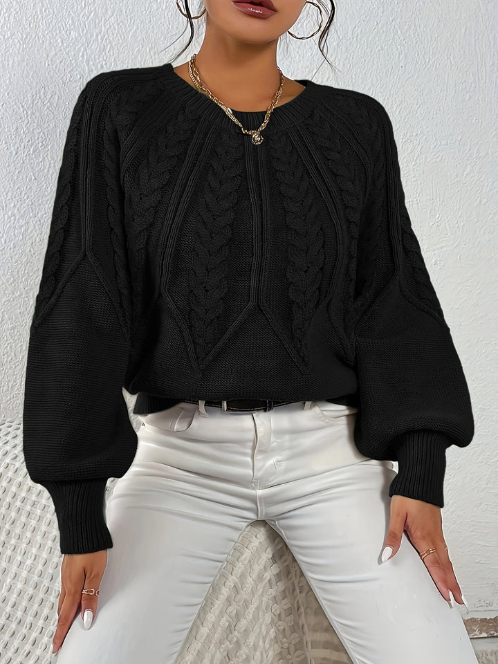 Eleanor | Afslappet Kabelstrik Sweater
