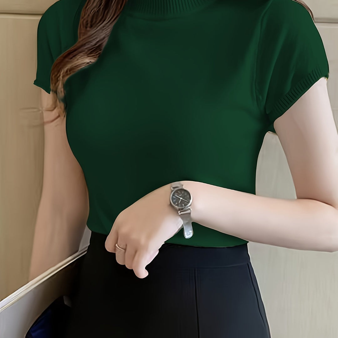 Della | Forfinet Mock-Neck Top