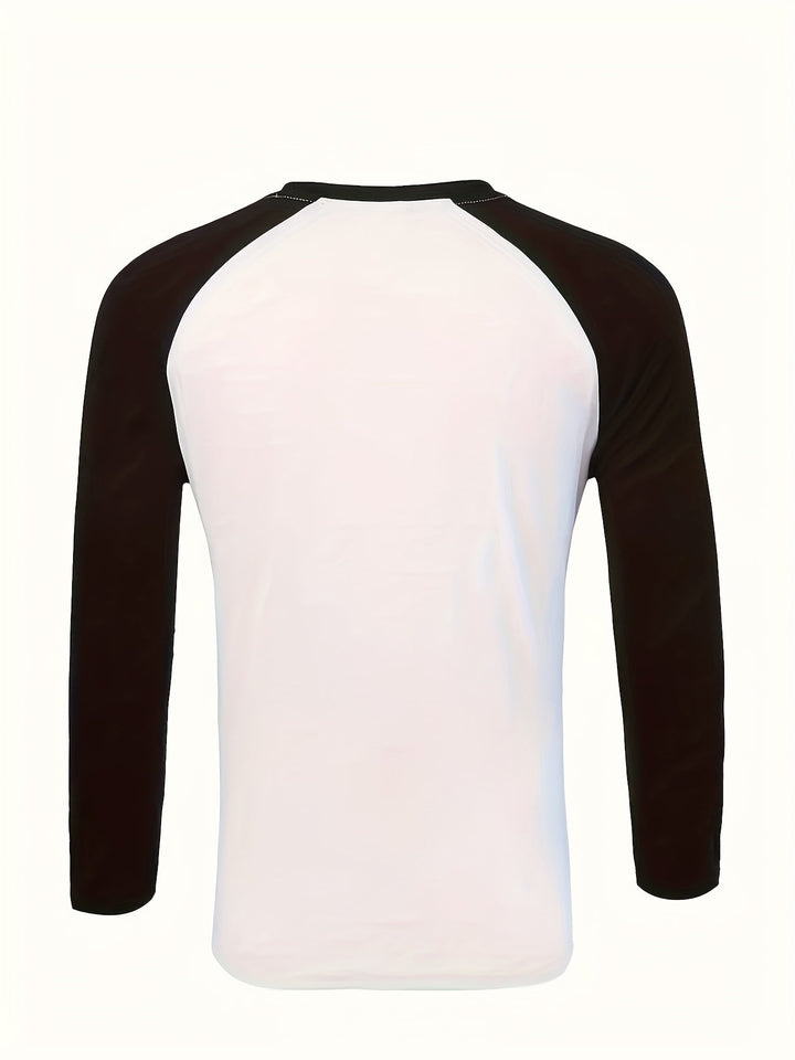 Trevor | To-farvet Raglan Langærmet Top