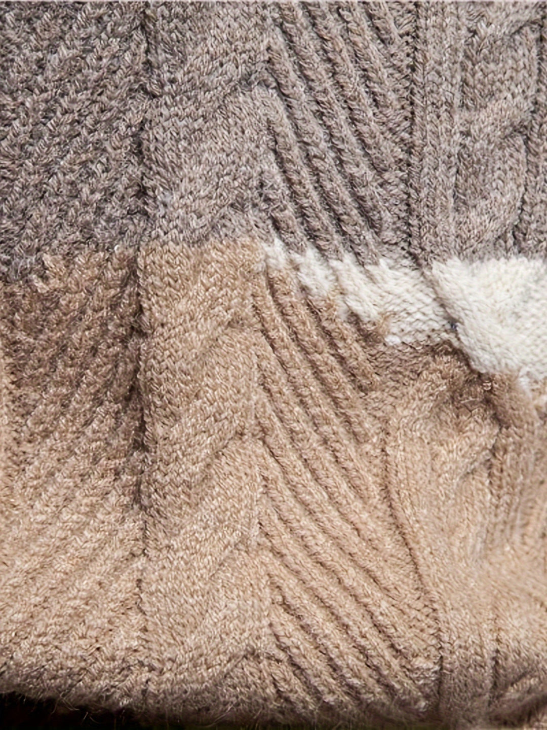 Simon | Tekstureret Farveblok Sweater