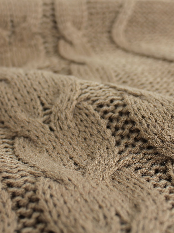 Cora | Cozy Cable-Knit V-Hals Sweater Vest
