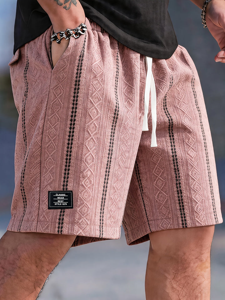 Nolan | Teksturerede Drawstring Shorts