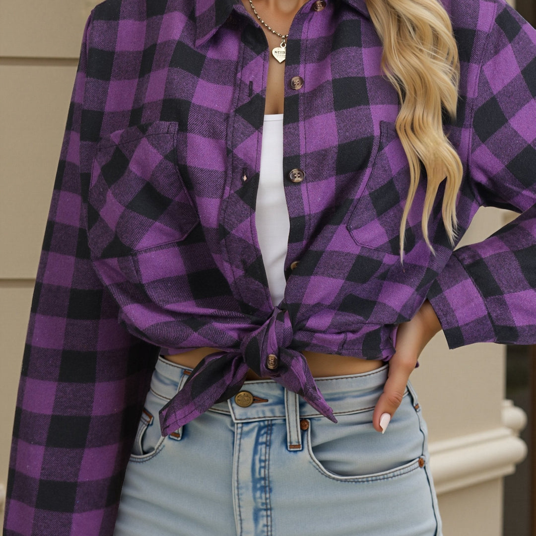 Everly | Afslappet Buffalo Check Skjorte