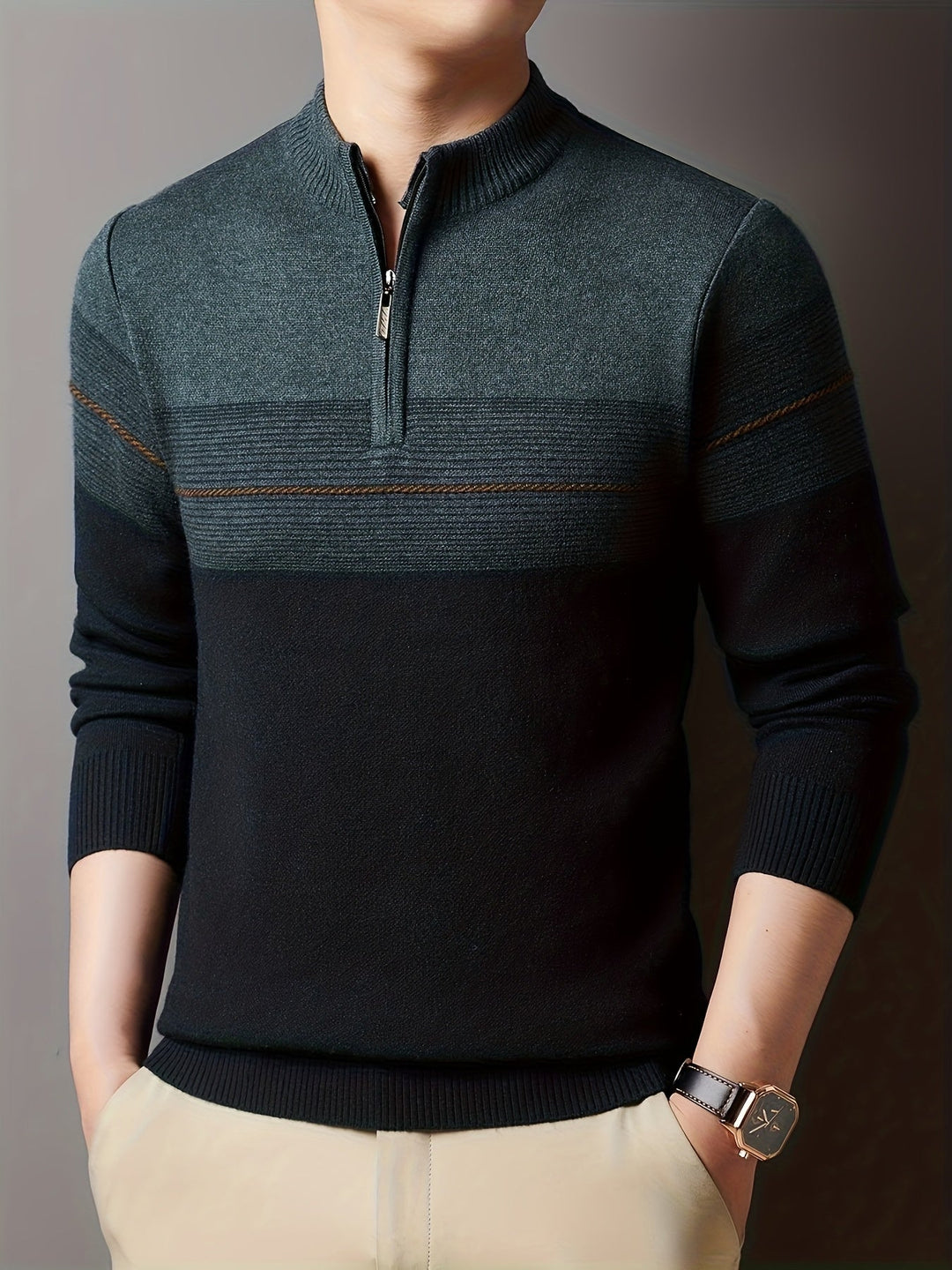 Oscar | Zip-Neck Sweater