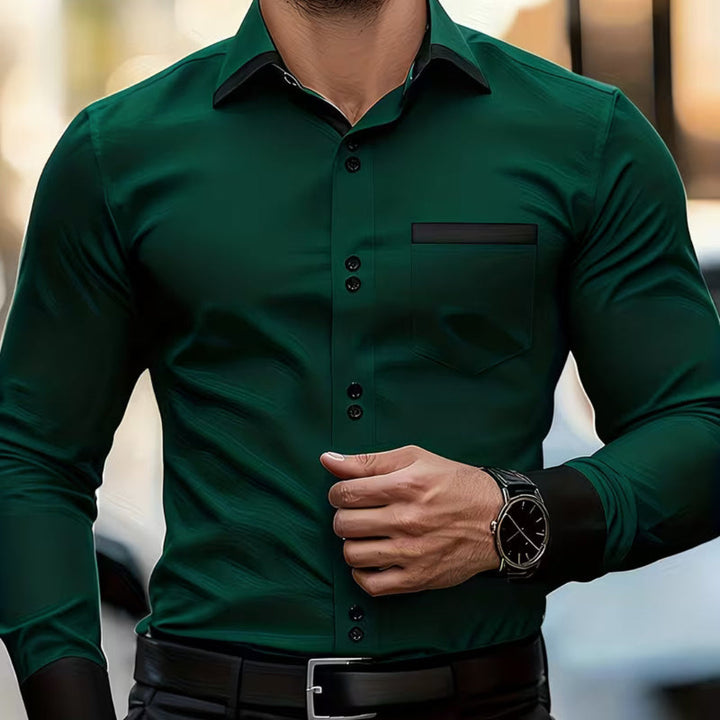 Maximo | Klassisk Button Collared Fit Skjorte