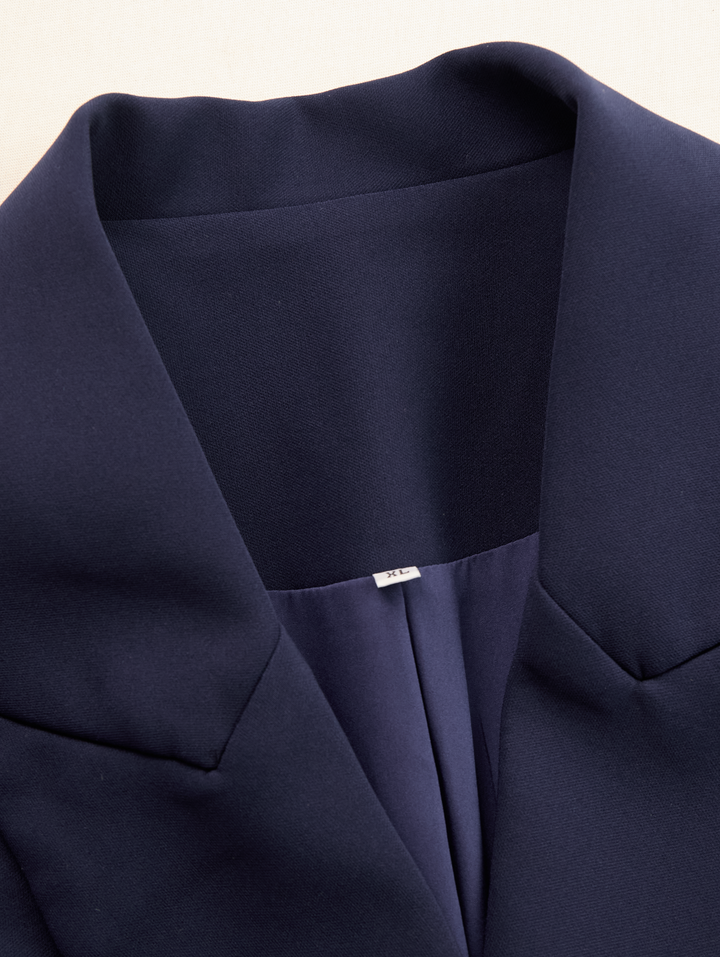 Camille | Stilfuld Skåret V-hals Blazer Kjole
