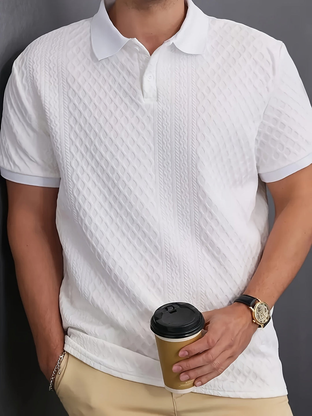 Nathaniel | Raffineret Tekstureret Polo