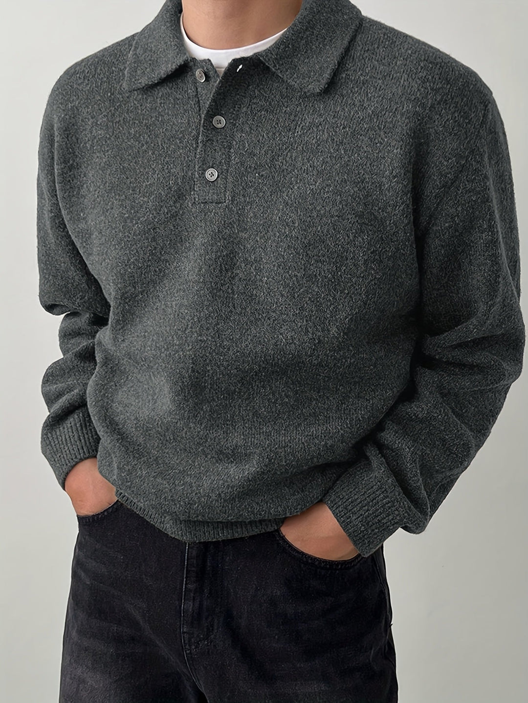 Landon | Raffineret Polo Krave Sweater