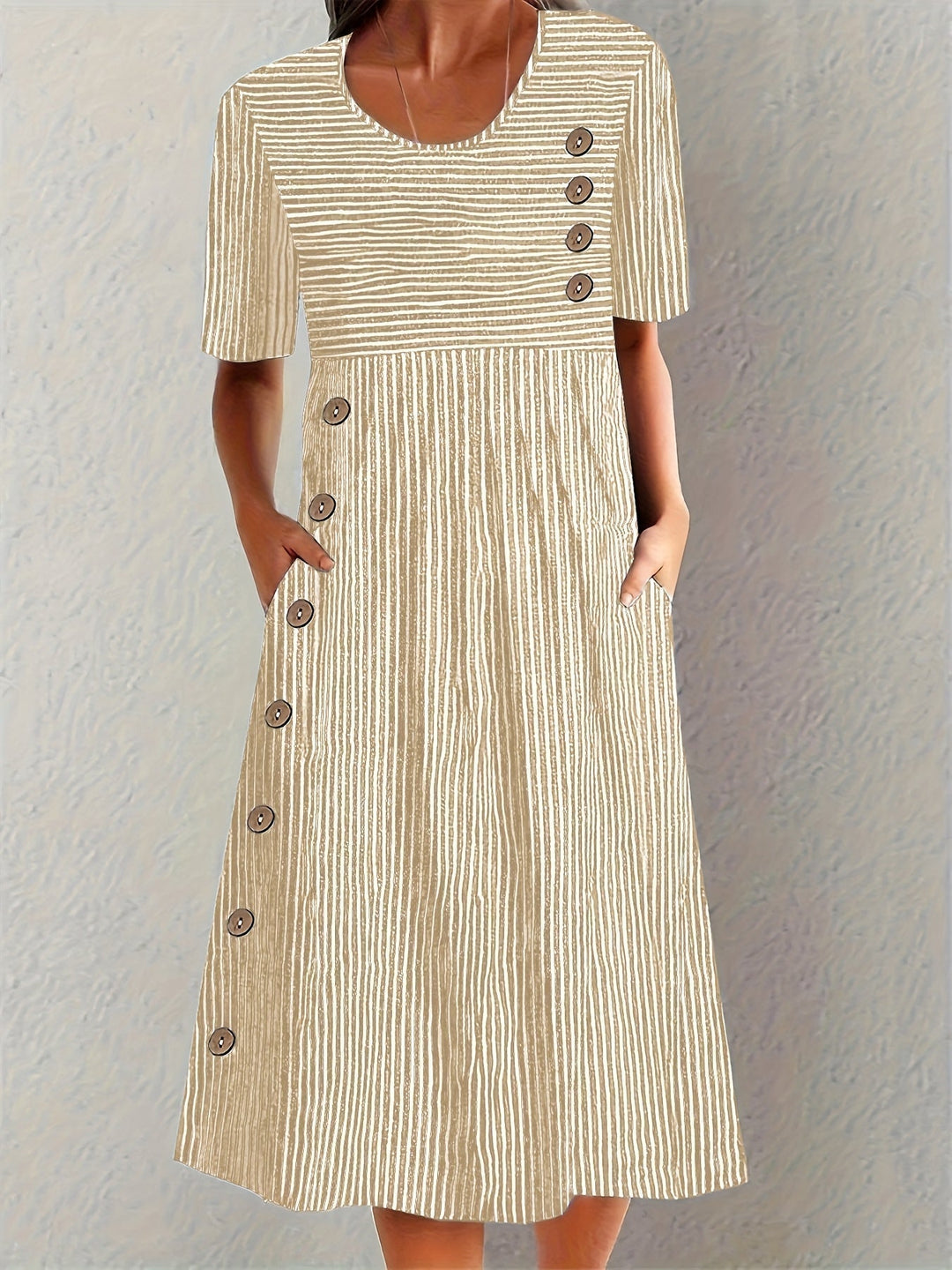 Lillian | Stribet Sommerkjole