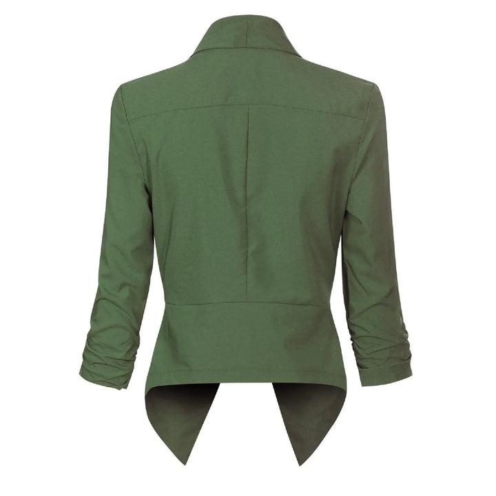 Penelope | Åben-Front Draperet Blazer