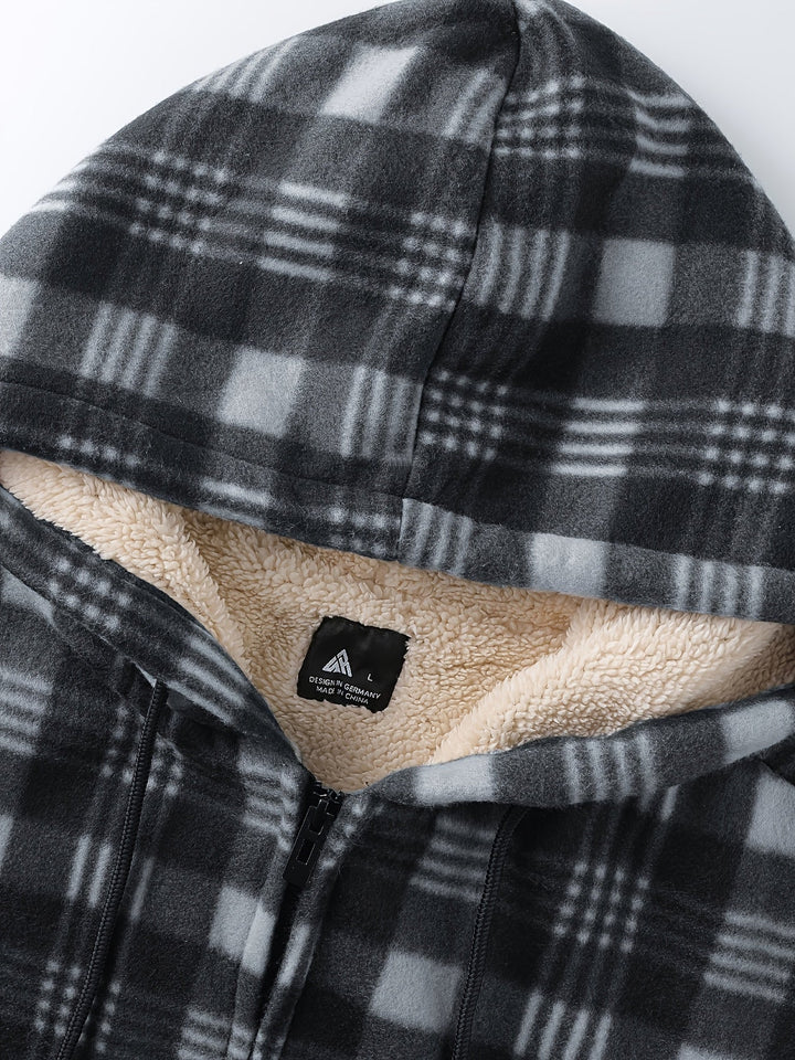 Declan | Cozy Hooded Zip-Up Jacket