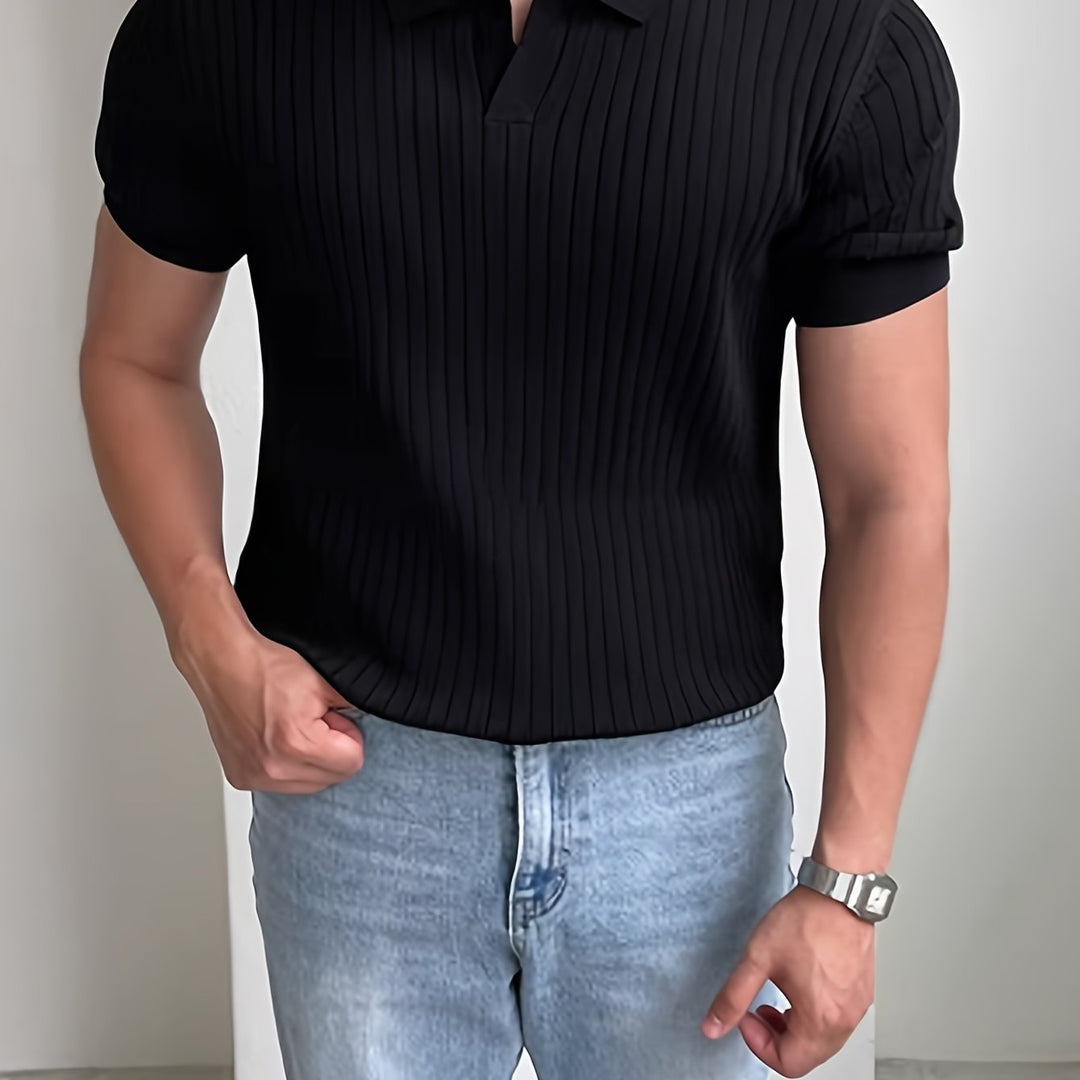 Cameron | Raffineret Tekstureret Polo Shirt