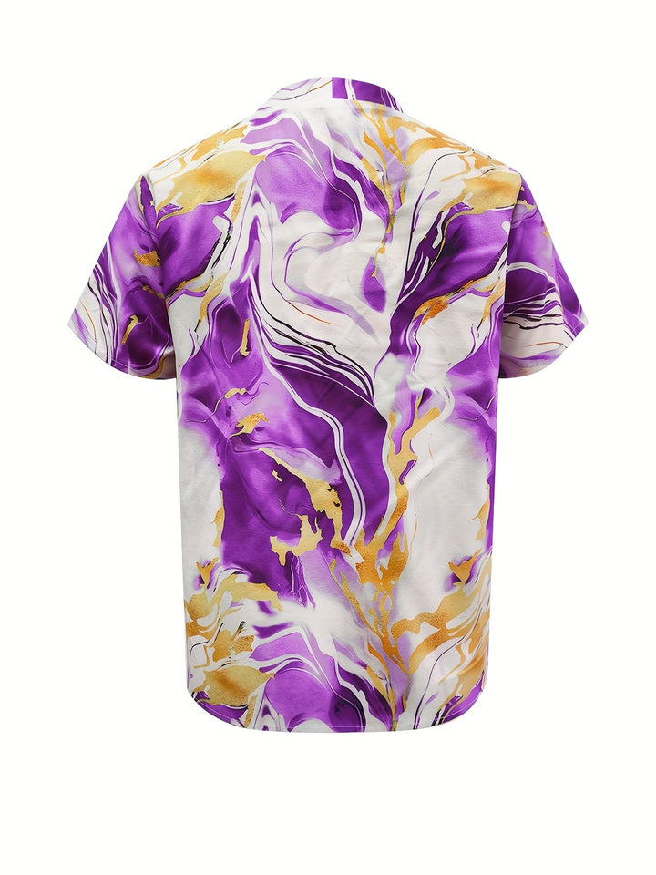 Joanna | Kunstnerisk Swirl-Print Bluse