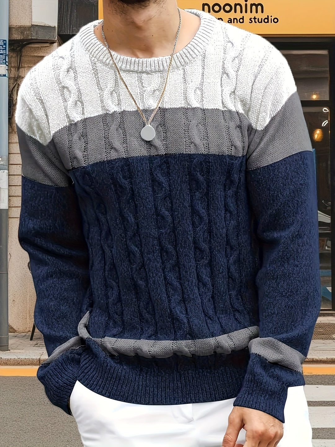 Mason | Klassisk Kabelstrik Pullover