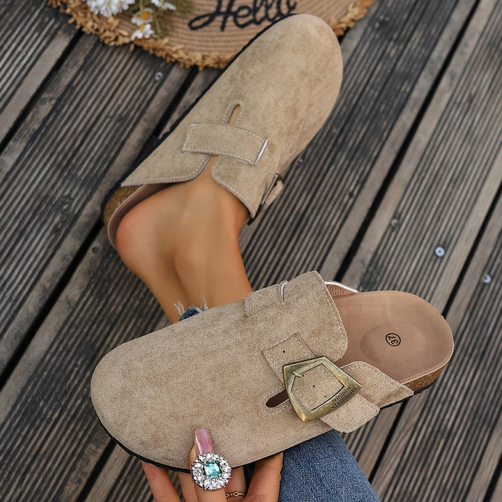 Winona | Slip-On Mules med Spænde Detalje