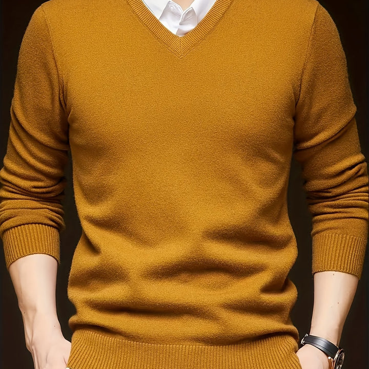 Hugh | Raffineret V-Hals Sweater