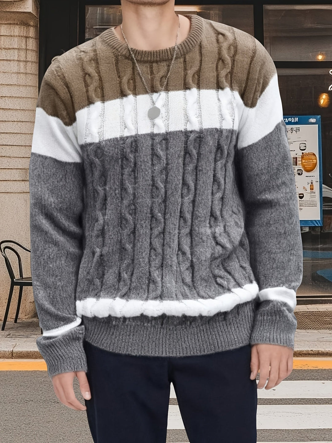 Mason | Klassisk Kabelstrik Pullover
