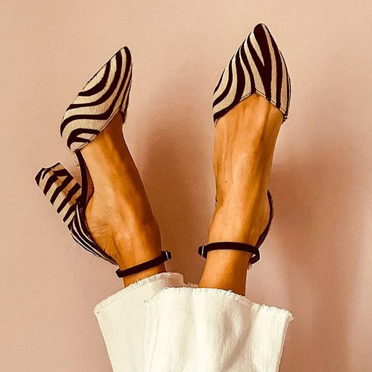 Kylie | Spidse Ankelrem Sandaler