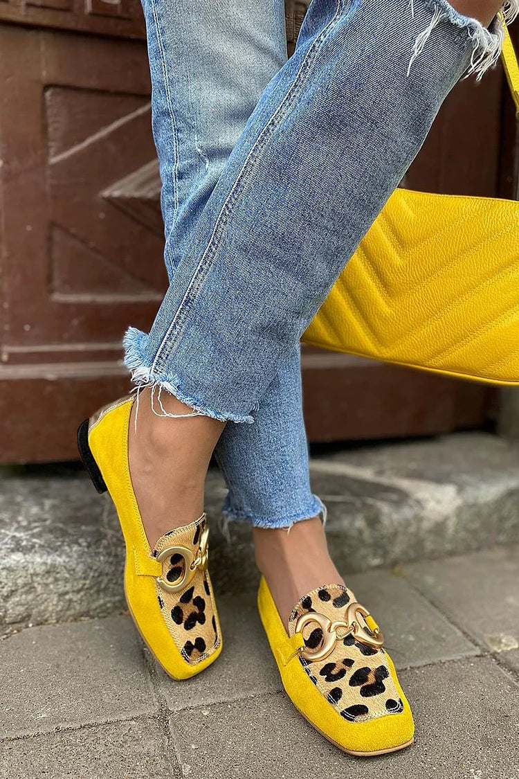 Velma | Stilfulde Leopardprint Loafers