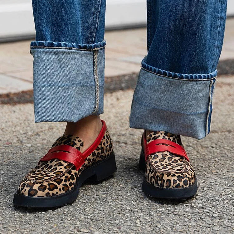 Taylor | Klassisk Leopardprint Loafer