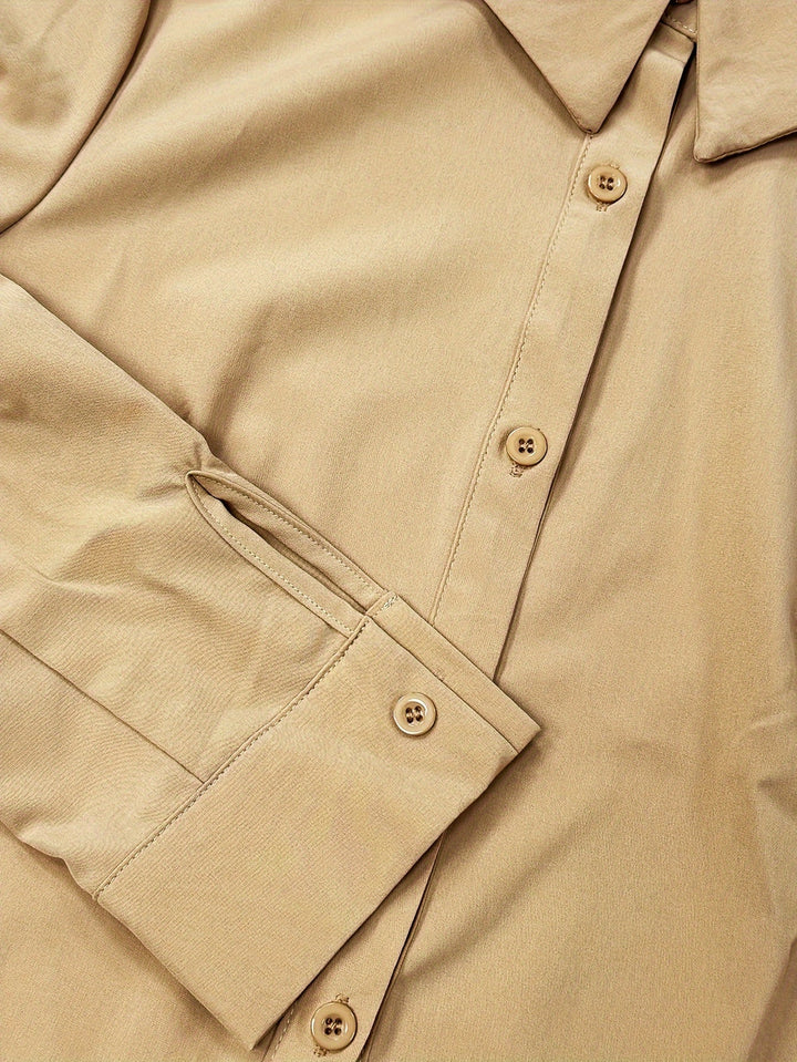 Quinn | Raffineret Knap-Front Bluse