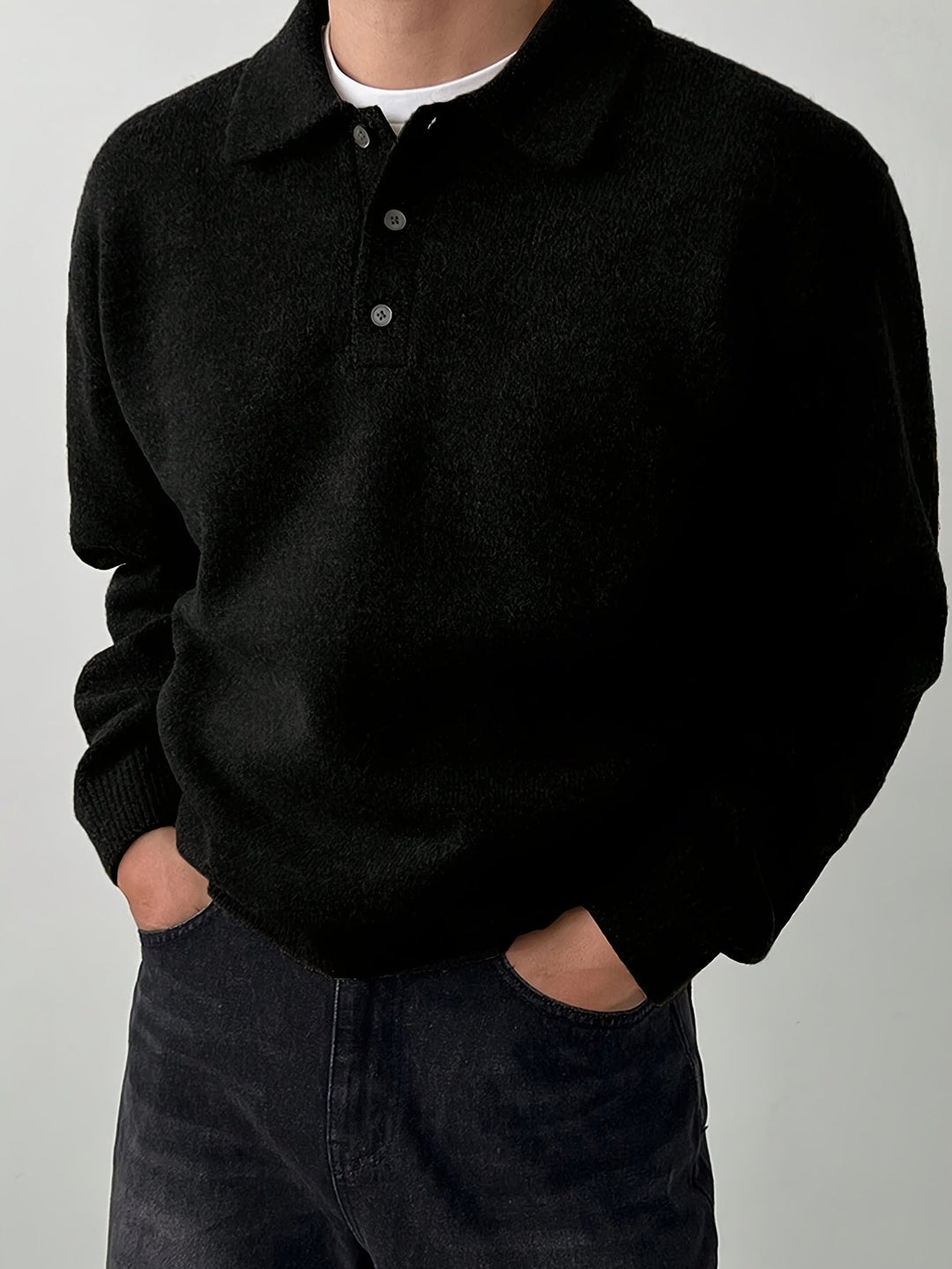 Landon | Raffineret Polo Krave Sweater