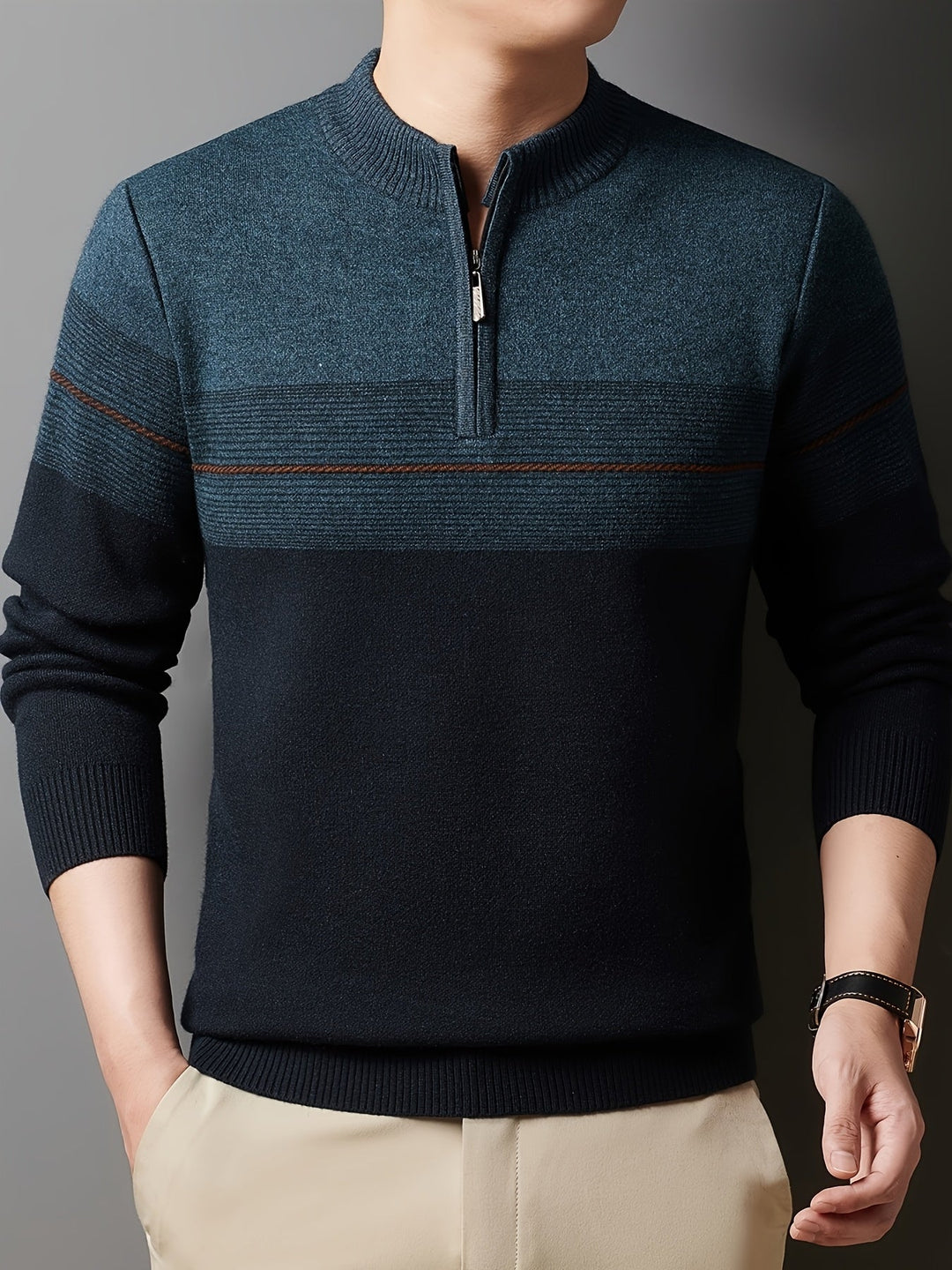 Oscar | Zip-Neck Sweater