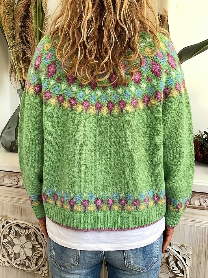 Esme | Nordisk Mønstret Cardigan