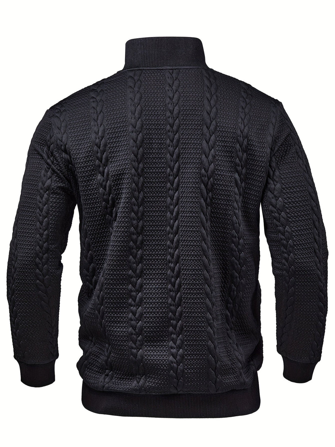 Sterling | Tekstureret Stand-Krave Pullover