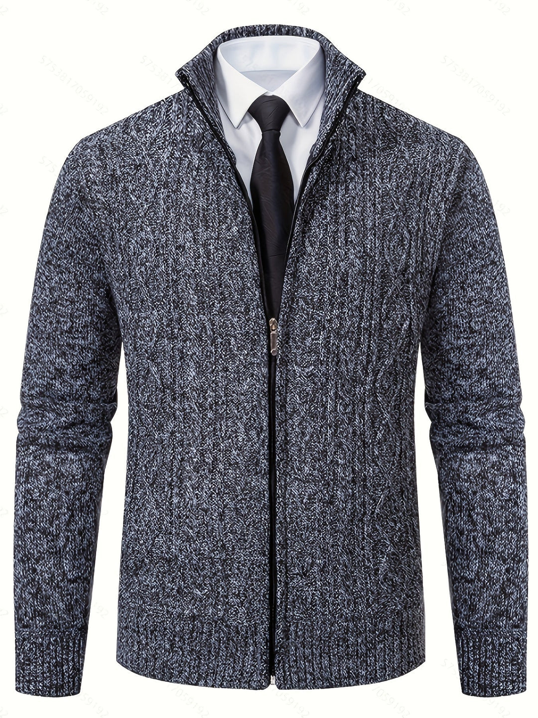 Walter | Tekstureret Full-Zip Cardigan