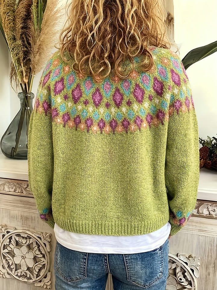 Esme | Nordisk Mønstret Cardigan