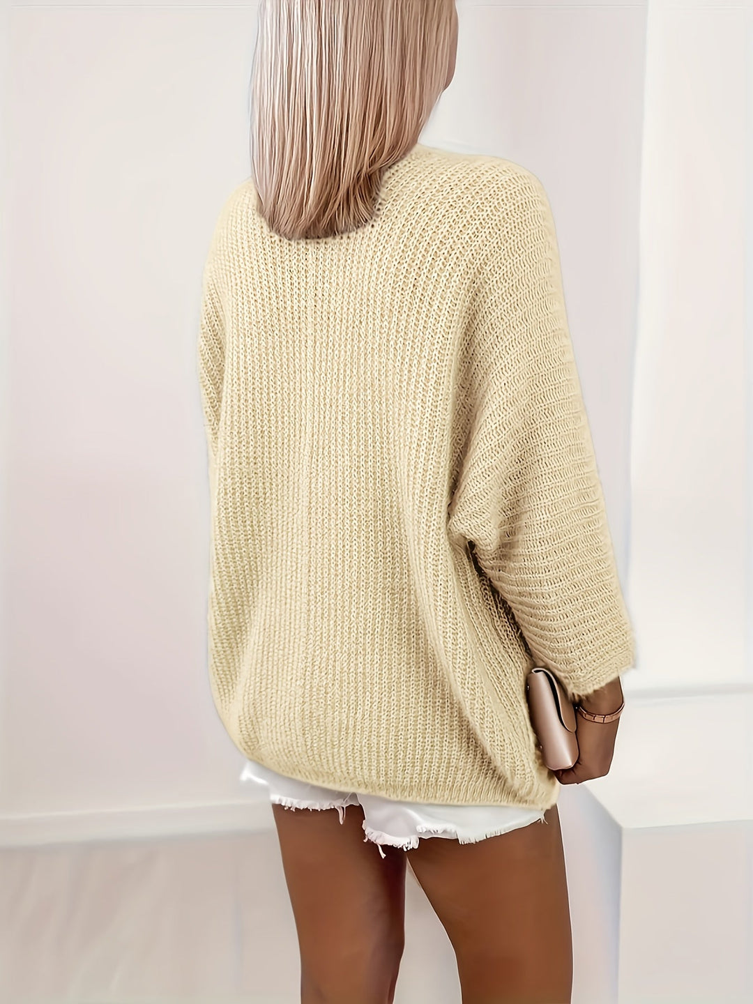 Bridget | Afslappet Åben-Front Cardigan