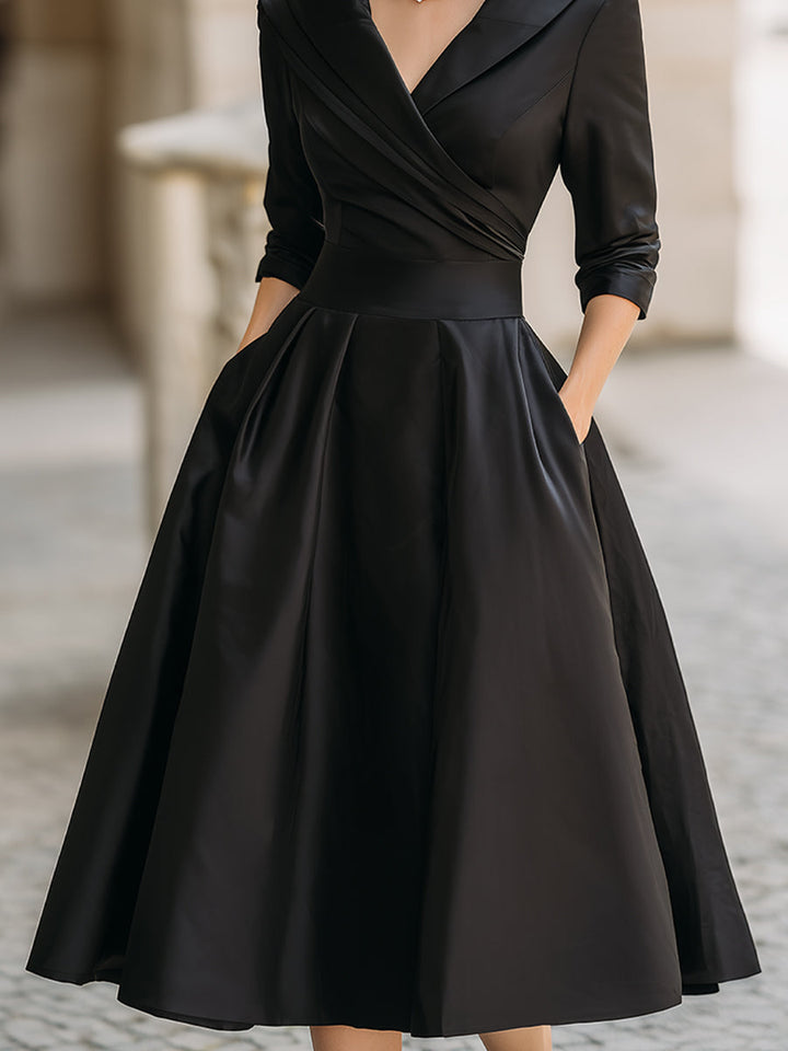 Coraline | Elegant V-hals Aftenkjole
