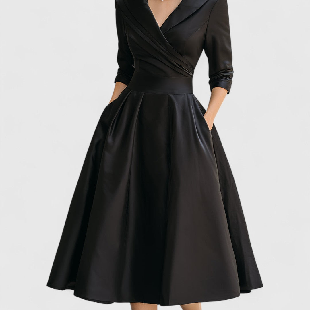 Ashley | Graceful Silhouette Midi Kjole
