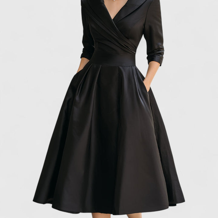 Ashley | Graceful Silhouette Midi Kjole