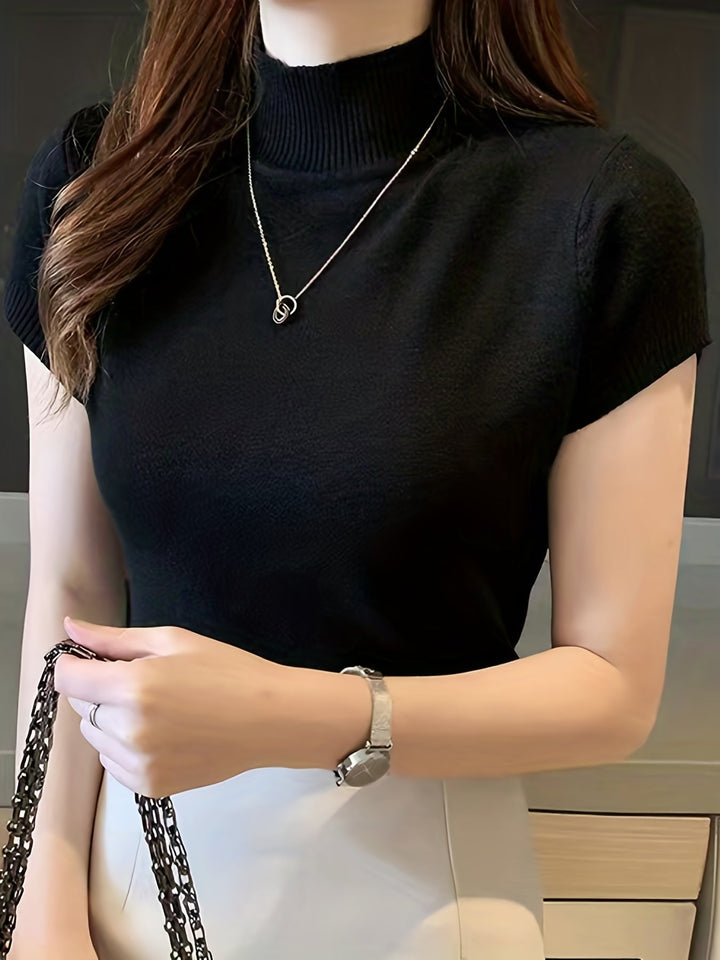 Della | Forfinet Mock-Neck Top