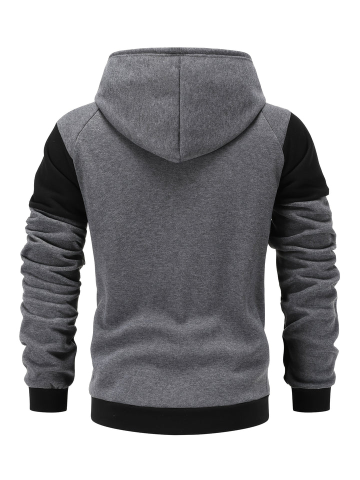 Bryce | Farveblok Zip-Up Hættejakke