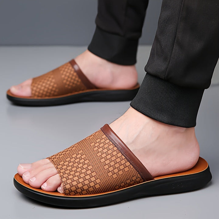 Elliot | Vævede Slide Sandaler