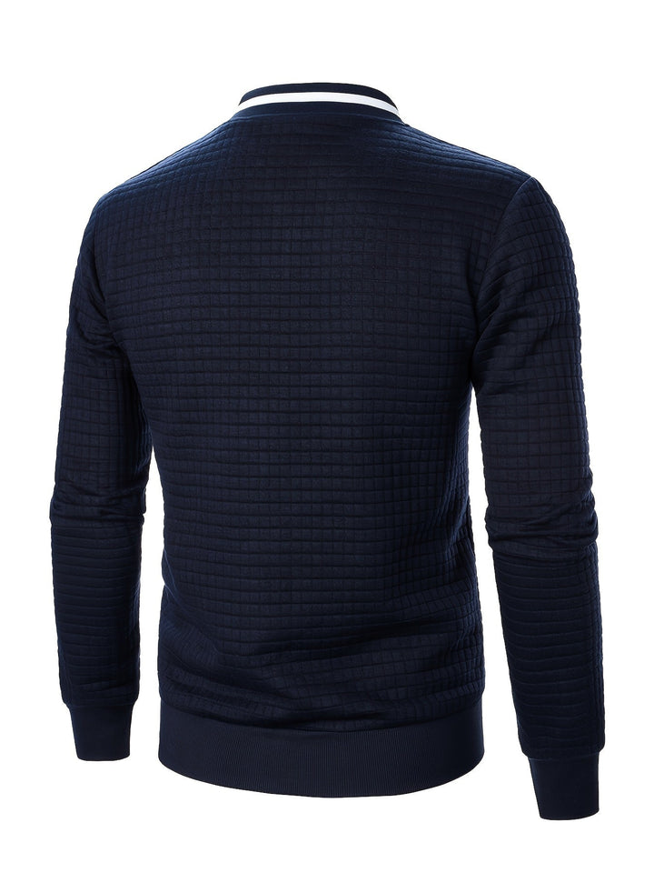 Raymond | Tekstureret Zip-Up Bomberjakke