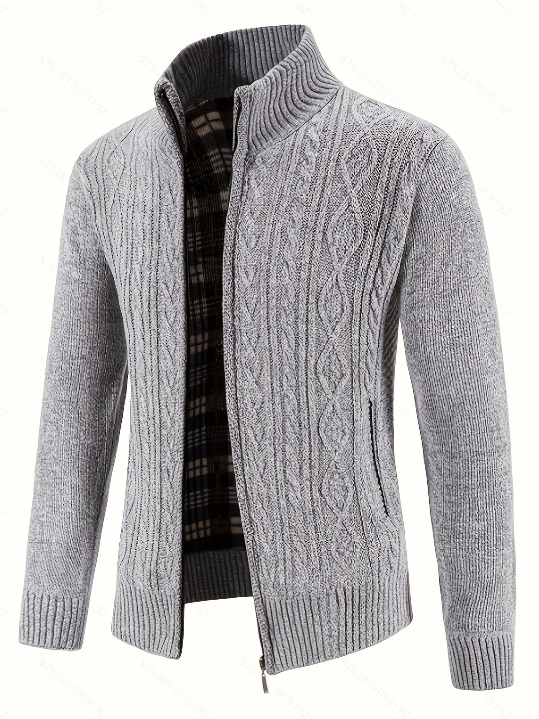 Walter | Tekstureret Full-Zip Cardigan