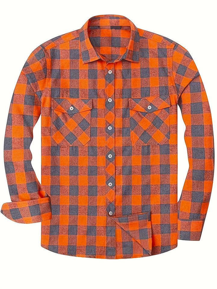 Miles | Klassisk Tjekket Flannel Skjorte
