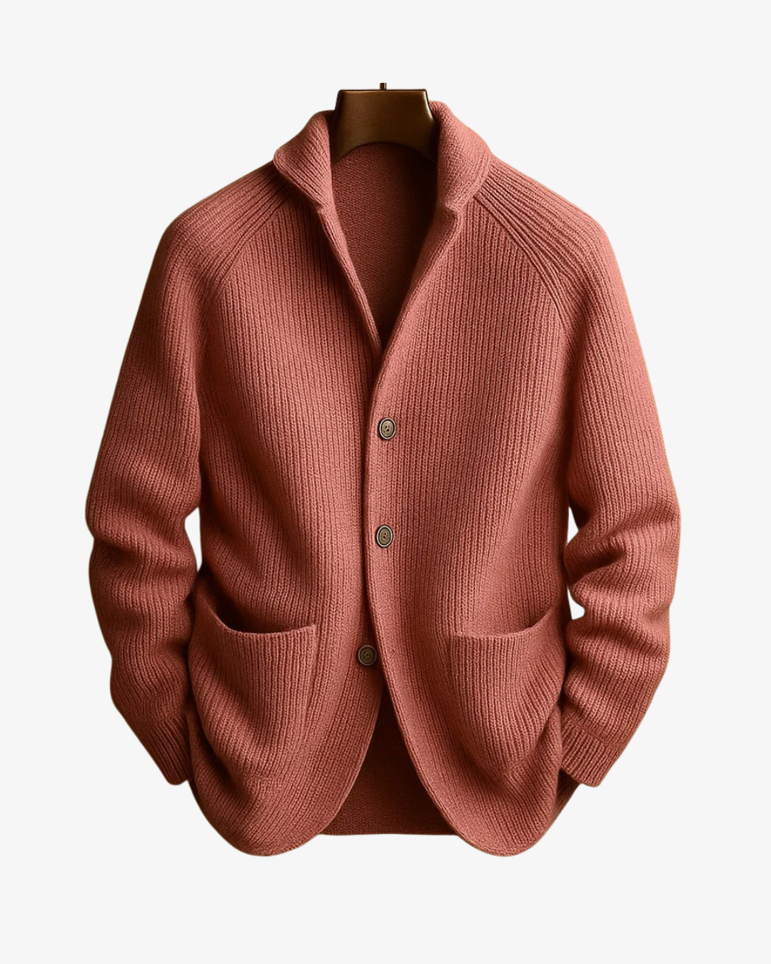 Elliot | Skræddersyet Knappet Strik Cardigan