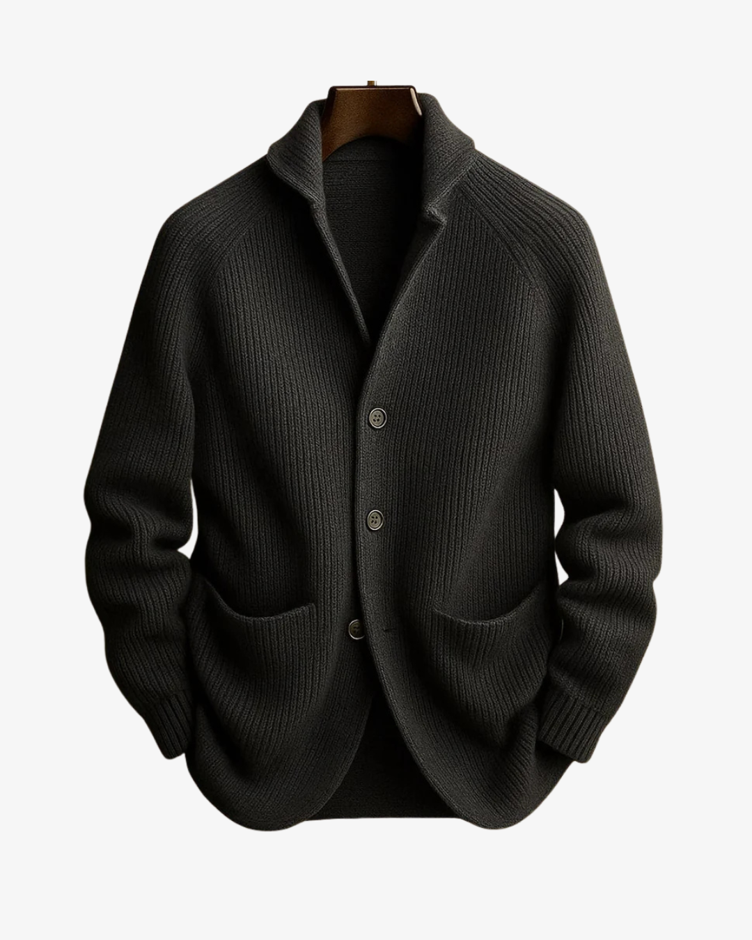 Elliot | Skræddersyet Knappet Strik Cardigan