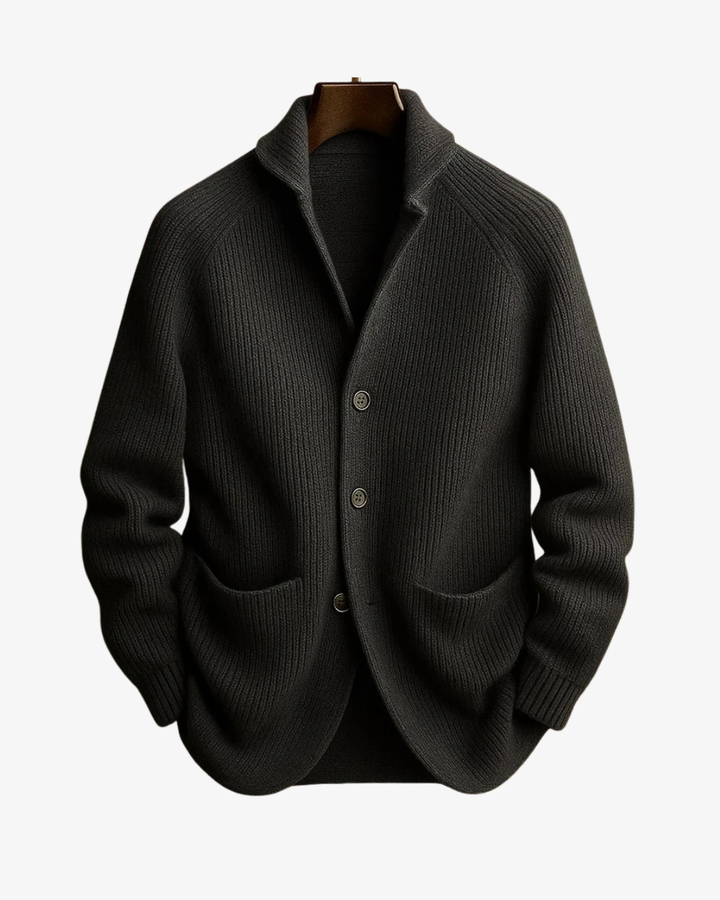 Elliot | Skræddersyet Knappet Strik Cardigan