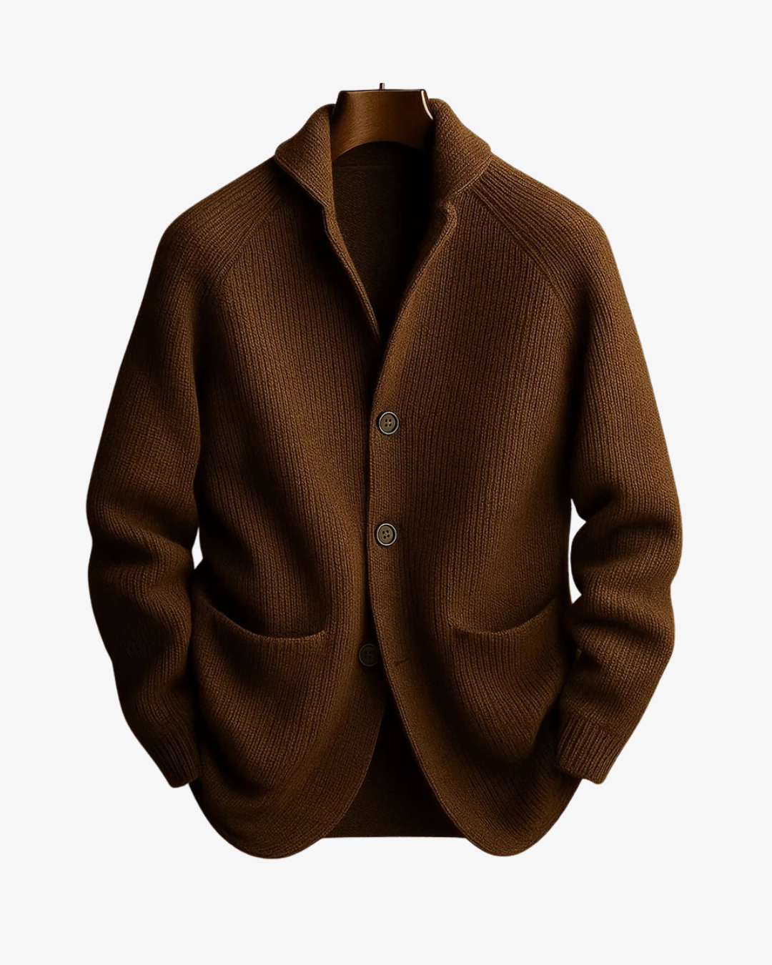 Elliot | Skræddersyet Knappet Strik Cardigan