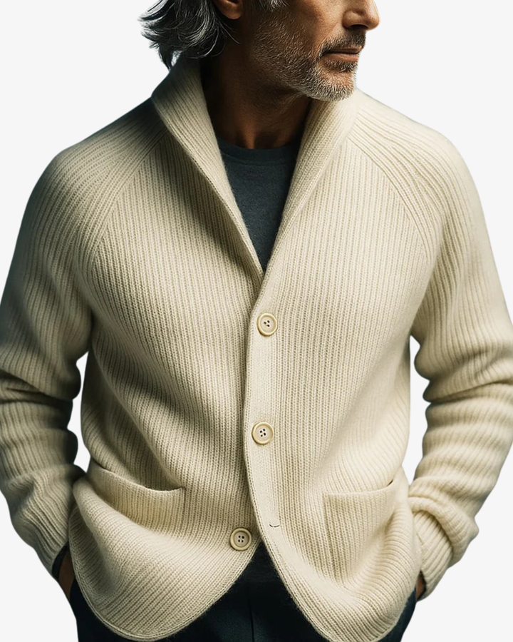 Elliot | Skræddersyet Knappet Strik Cardigan