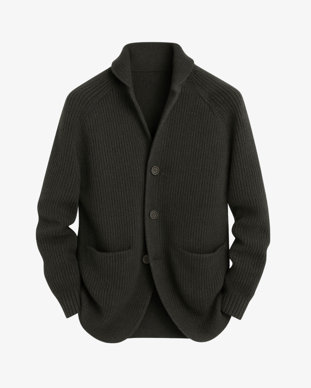 Elliot | Skræddersyet Knappet Strik Cardigan