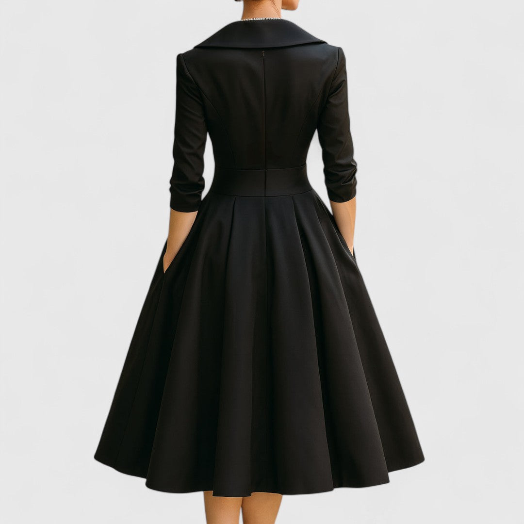 Ashley | Graceful Silhouette Midi Kjole